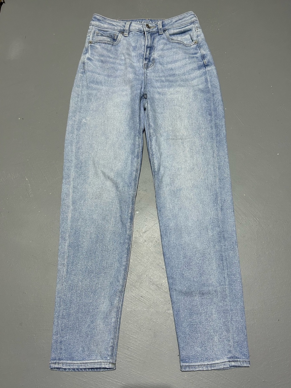 American Eagle Stretch Regular Denim Washed Blue Jeans (Women’s Size 0 Regular)